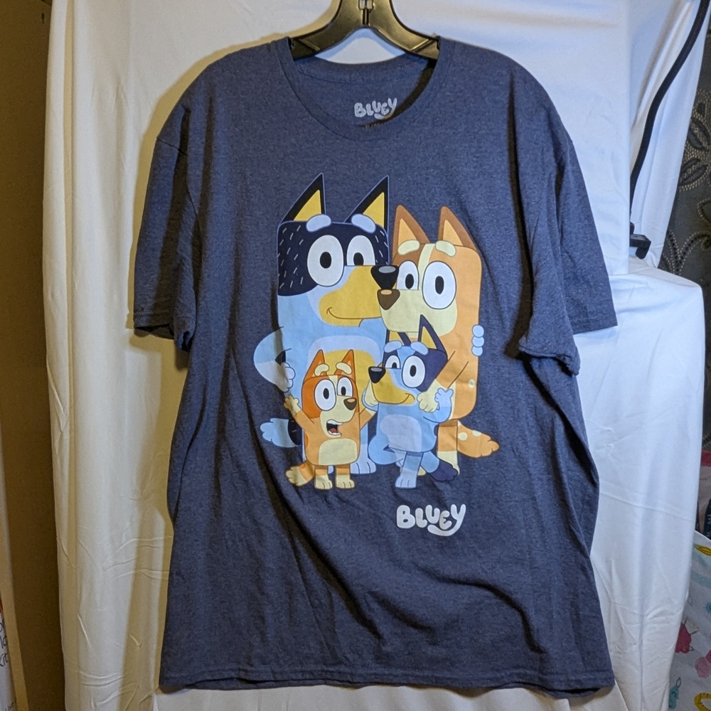 A7 Adults Bluey Graphic T-shirt